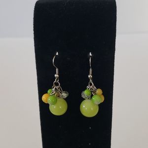 Vintage Neon Danke Earrings